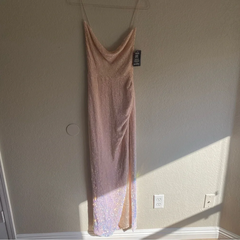 Retrofete KATYA SEQUIN DRESS in Taffy Pink